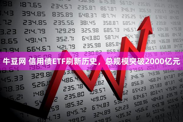 牛豆网 信用债ETF刷新历史，总规模突破2000亿元